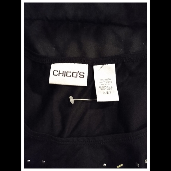 NWOT CHICO'S Embellished Tank Top - Picture 4 of 6